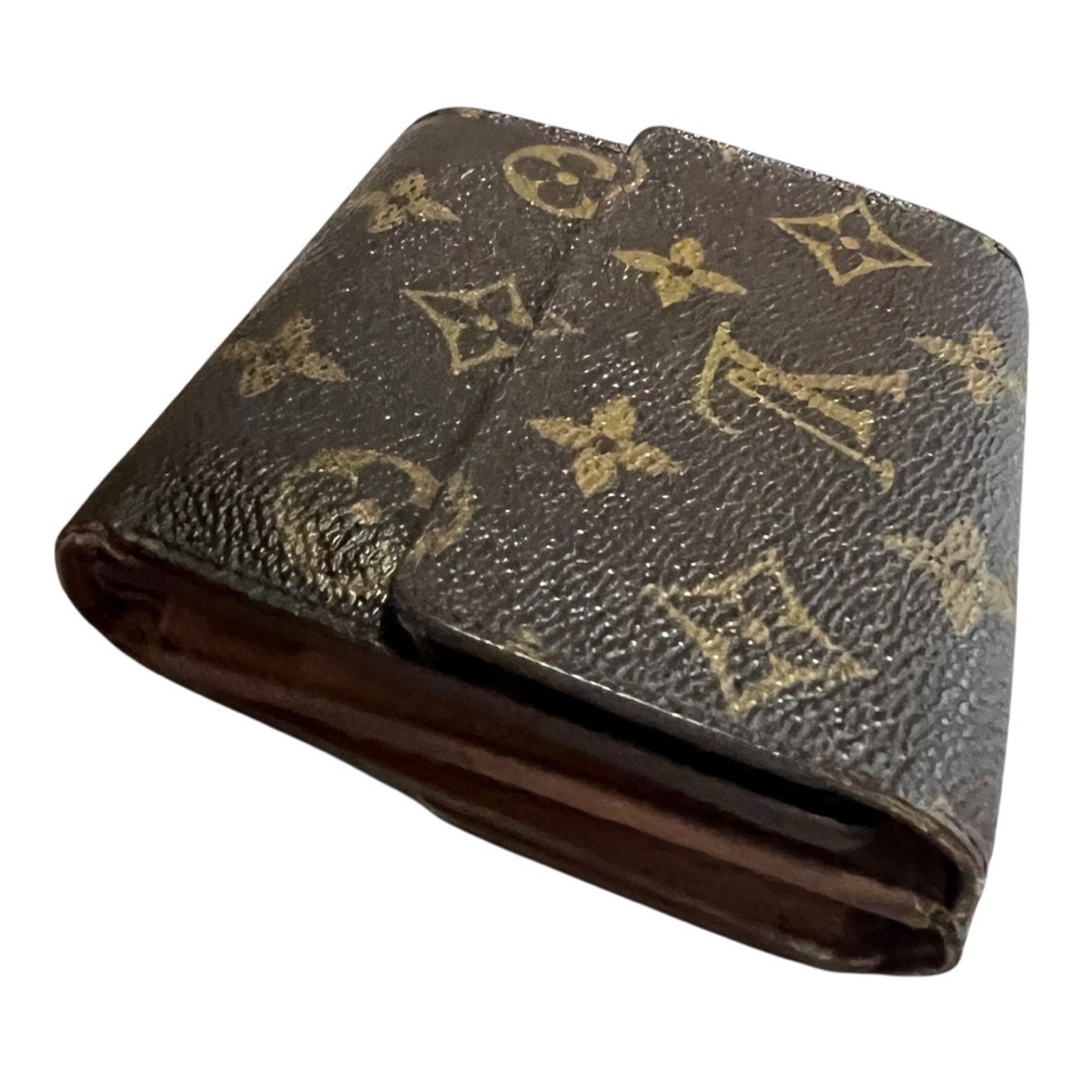 Louis Vuitton Authentic Vintage brown and Gold Monogram Tri-fold Wallet - Picture 5 of 17